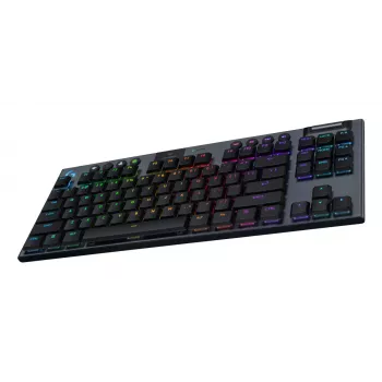 Logitech G G915 X - Teclado - LIGHTSPEED - TKL - retroiluminação - sem fios - Bluetooth 5.0, 2,4 GHz, USB - QWERTY - nórdico (dinamarquês/finlandês/norueguês/sueco)