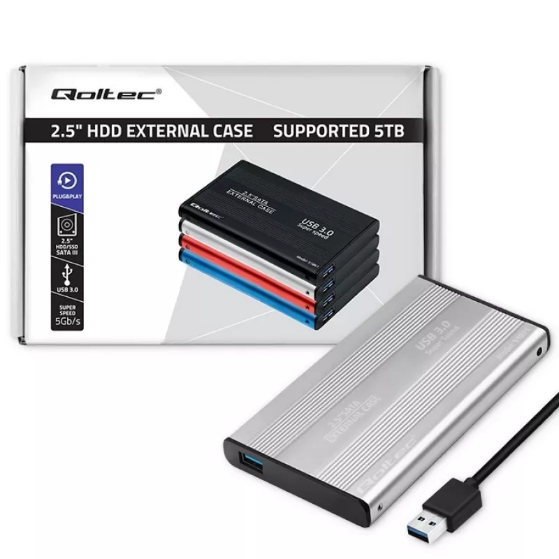 Caixa para disco HDD SSD 2,5