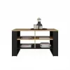 Mesa de centro top e shop Topeshop STOLIK KAWOWY ŁAWA MODERN 4P carvalho Artisan preto