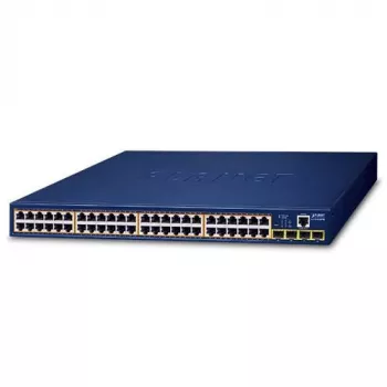 Planet GS-4210-48P4S - Switch - gerido - 24 x 10/100/1000 (PoE+)