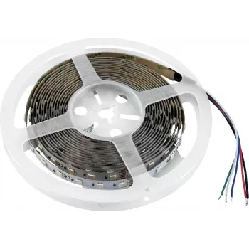 Fita LED EUROLITE 50530141 5m RGBWW 24V — 5 m, RGB + branco quente, 24 V