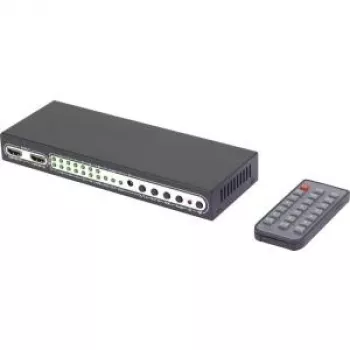 Comutador matriz HDMI SpeaKa Professional 1433365, 6 entradas×6 saídas, função imagem em imagem