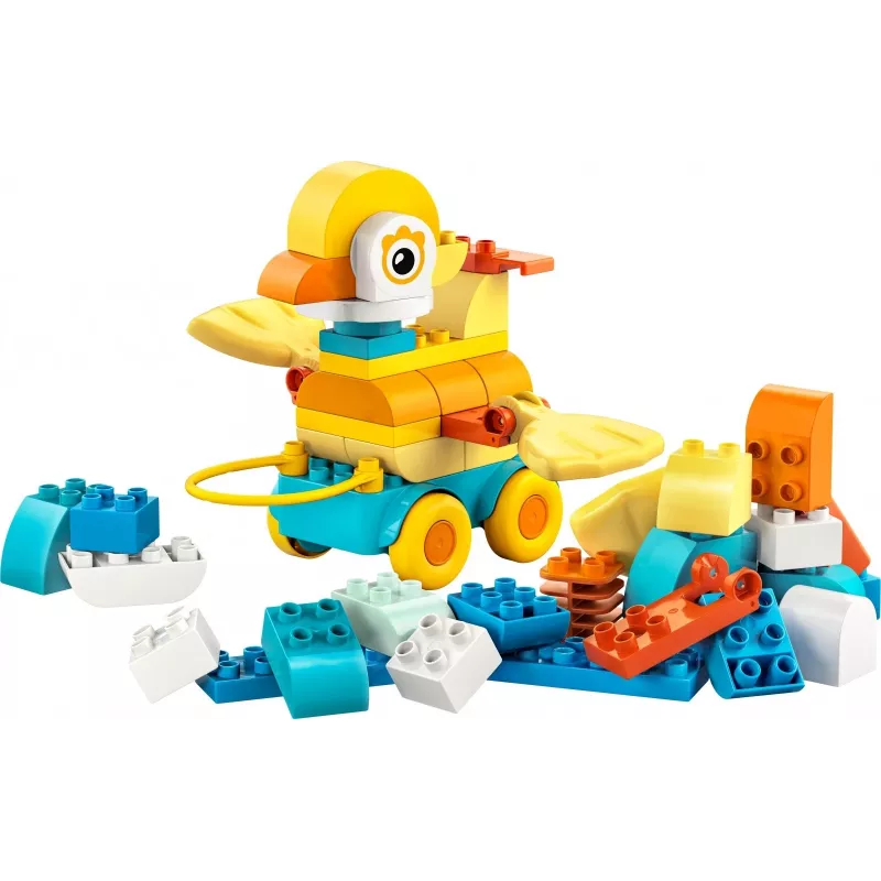 Conjunto de jogo LEGO DUPLO 3-em-1 Animais sobre Rodas 10448 — animais de construção e jogo DUPLO, 58 peças, a partir dos 2 anos