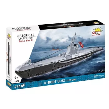 Conjunto de construção Cobi Submarino U-52 – conjunto de modelo de 474 peças