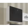 Conjunto de armários de sala Cama VIGO 22 branco/preto brilhante