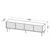 Móvel de TV Cama CORTINA 4D 200x40x55 preto