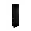 Roupeiro cama meble PAFOS 1D, 45×55,5×198,5 cm, Preto mate, 4 prateleiras