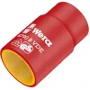 Chave de caixa Zyklop VDE, 12mm, 3/8 vermelho/amarelo, isolada até 1.000 Volt