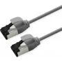 Cabo de patch ROLINE U/FTP Cat.8.1 LSOH fino cinzento 0,3m (21.15.3211)