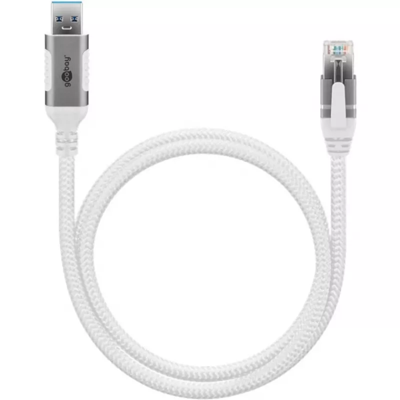 Goobay 74160 - Cabo adaptador de rede USB 3.0 Type-A Gigabit Ethernet 3 m - placa de rede - 1.000 Mbit/s (74160)