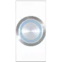 Kindermann 7464000443. Quantidade de módulos (máx.): 1 módulo(s). Cor do produto: azul, aço inoxidável, branco, Material: plástico, aço inoxidável. Largura: 45 mm (7464000443