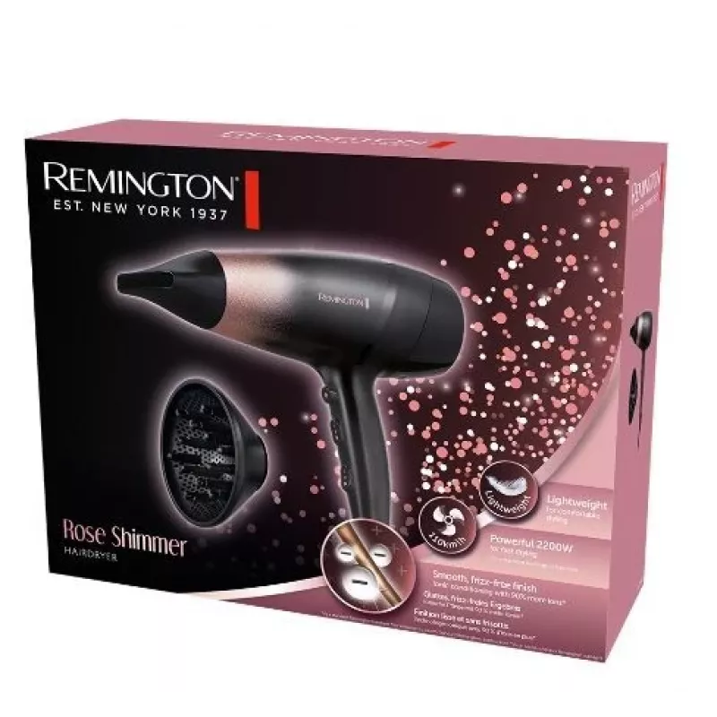 Secador de cabelo 2200e 3temp/2vel Rosa Shimm