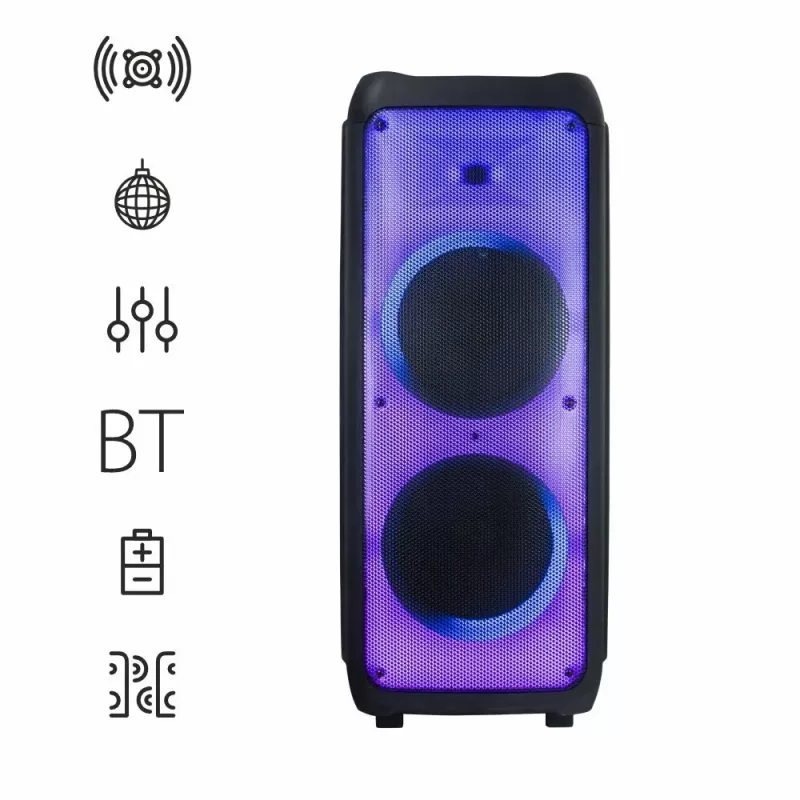 Altifalante portátil Manta SPK1202B250 BT, preto