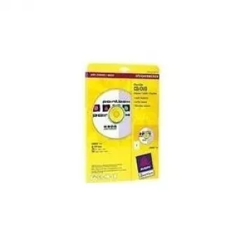 Avery etiquetas para CD/DVD - etiquetas para CD/DVD - branco - 117 mm redondas 50 etiqueta(s) (25 folhas x 2) (L6043-25)