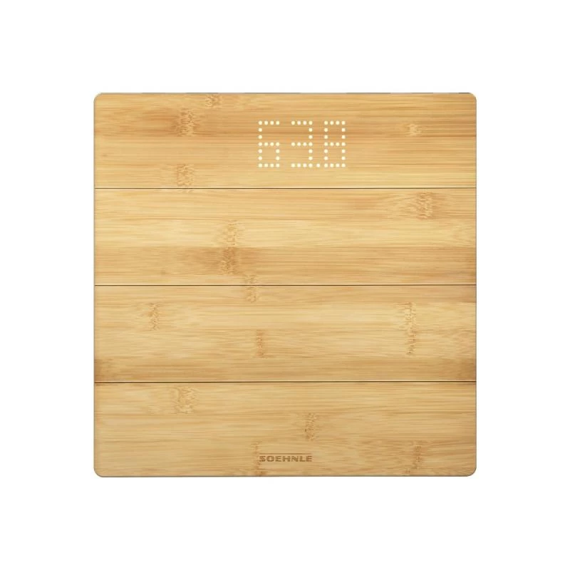 Balança de pessoas eletrónica Soehnle Style Sense Bamboo Magic quadrada bambu (63880)