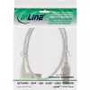 Cabo USB Microconnect USBAB5ANGLED-L USB 2.0 5 m USB A USB B branco