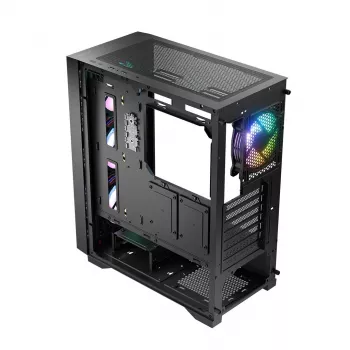Logic DART PRO ARGB MIDI USB-C Caixa de PC Preto