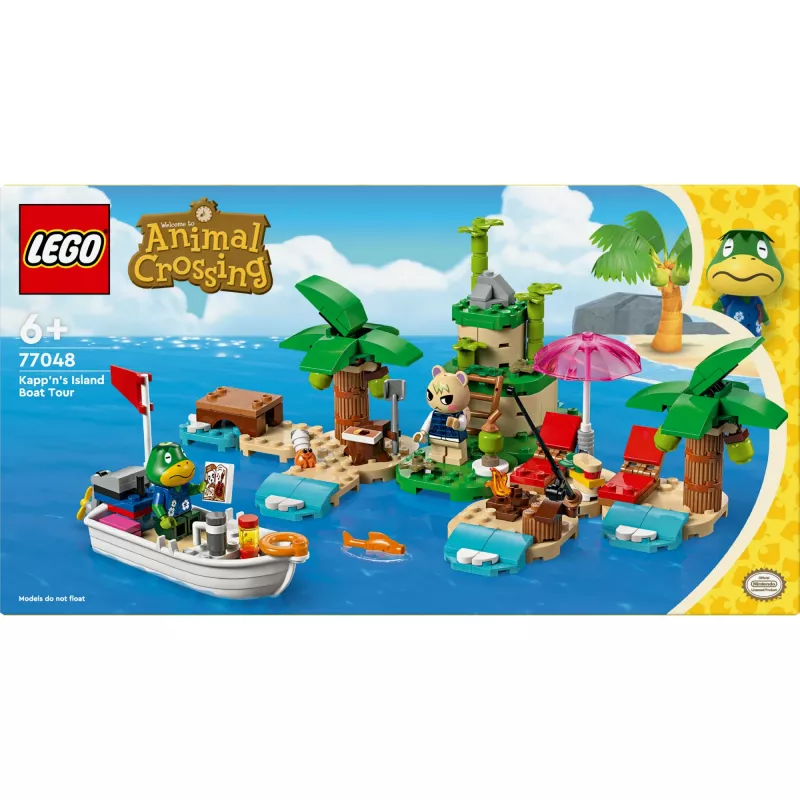 LEGO Brinquedo de construção 77048 Animal Crossing Passeio de barco com a ilha do capitão