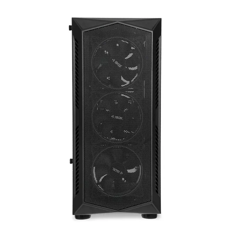 Caixa de PC IBOX LUPUS 27 Midi Tower ATX, vidro temperado, RGB, 455×200×380 mm, suporta ATX, GPU até 32 cm