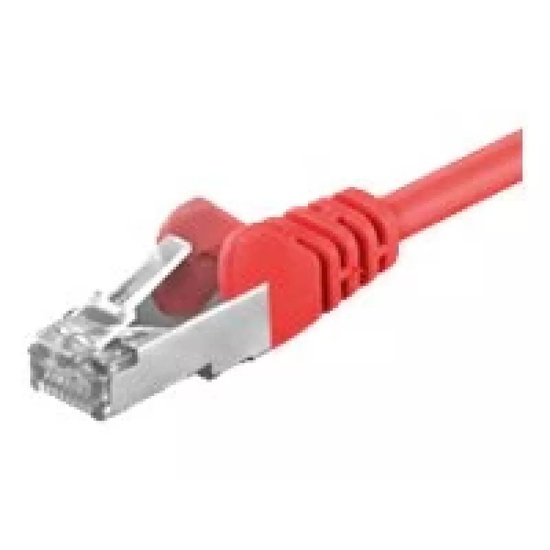 Cabo patch Wentronic Goobay CAT 5e, F/UTP, vermelho, 2 m - mistura de cobre CCA (50152)