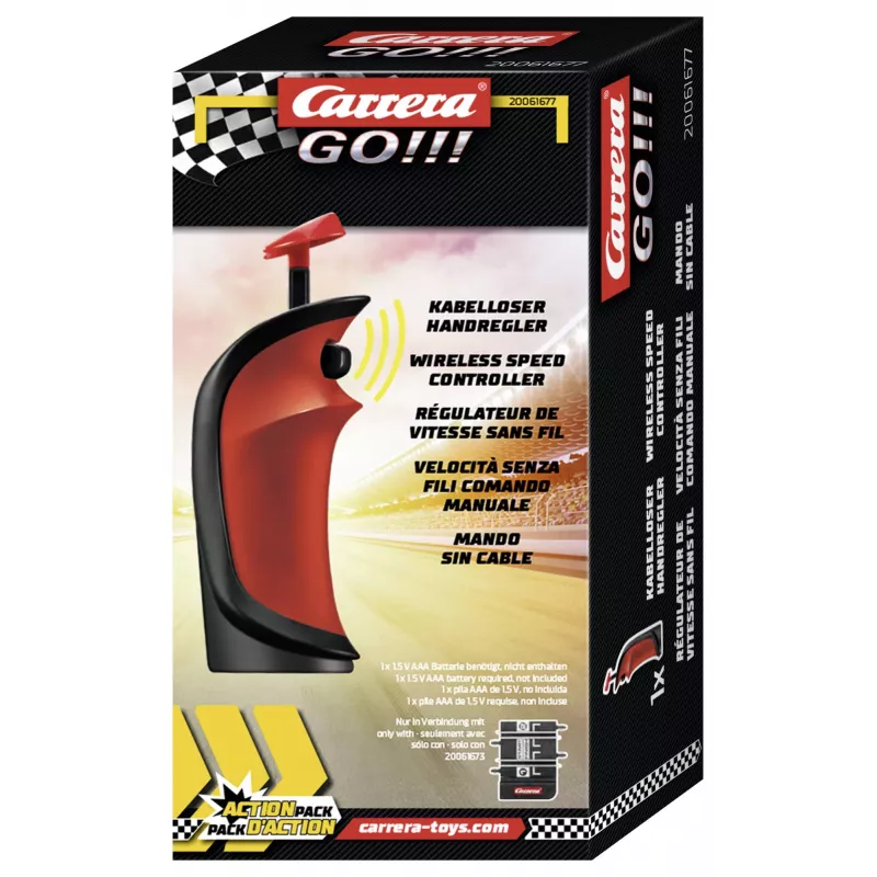 Comando de mão com fios/sem fios CARRERA 20061677 para corridas de slotcar Carrera GO!!!