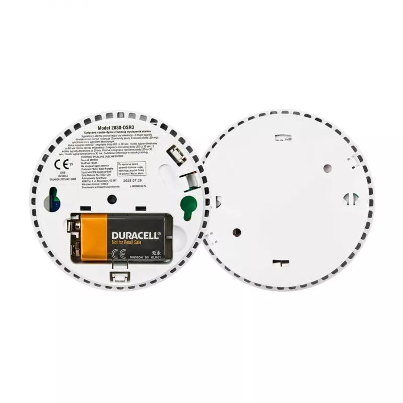 Conjunto de dois detetores de fumo 2030-DSR3 KIDDE