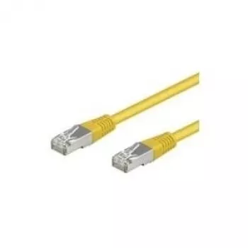 Cabo de rede Wentronic Goobay CAT 5e, SF/UTP, amarelo, 5 m - mistura de cobre CCA (68068)
