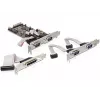 Placa PCI Express DeLOCK 89177 4 x série 1 x paralelo