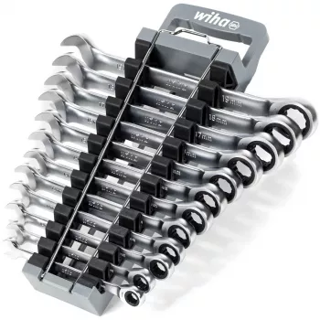 Conjunto de chaves de caixa Wiha 44665 — 13 peças, métrico 8–19 mm