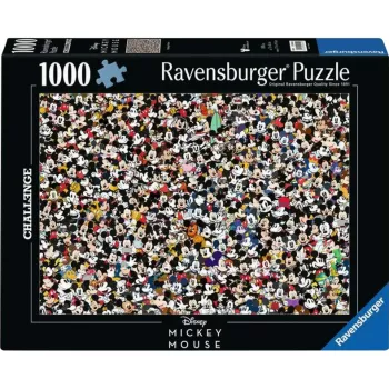Puzzle Ravensburger 12000529 — 1000 peças, Mickey Mouse Cartoons, 700×500 mm, a partir dos 14 anos