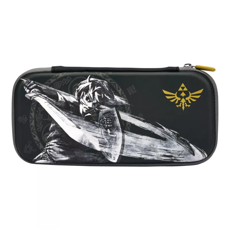 Power A NSCS0087-01, capa, Nintendo, preto, cinzento, branco, feltro, Nintendo Switch, Nintendo Switch Lite, resistente a riscos