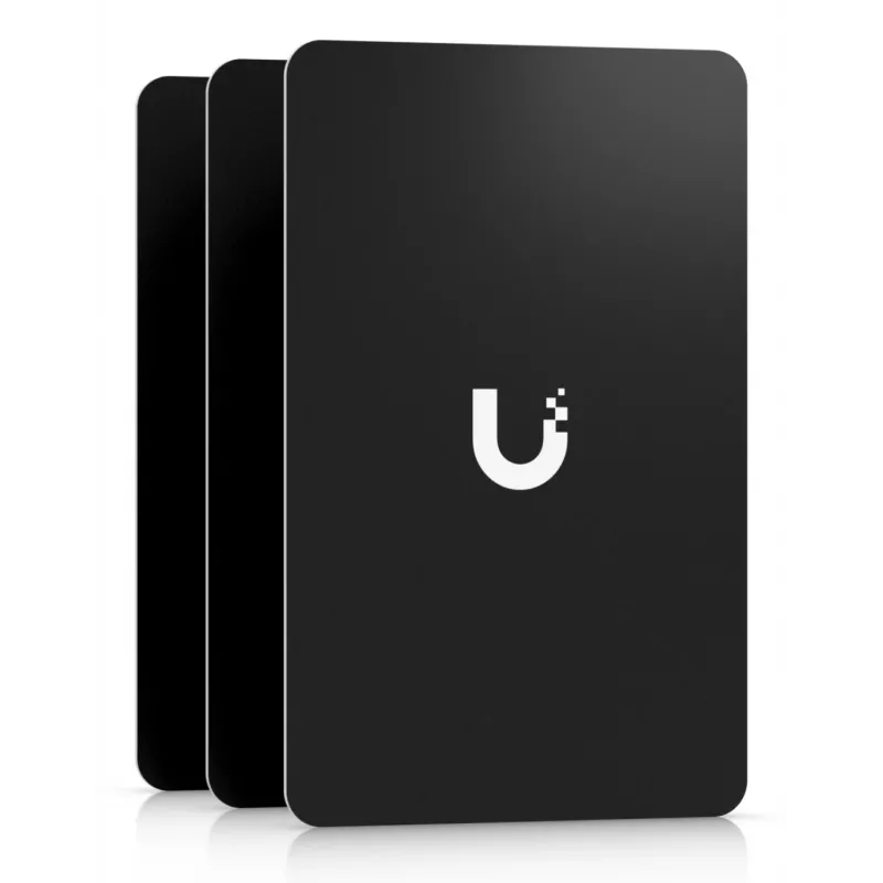 Cartão de acesso por proximidade Ubiquiti UA-Card-B-10 13,56 MHz preto branco