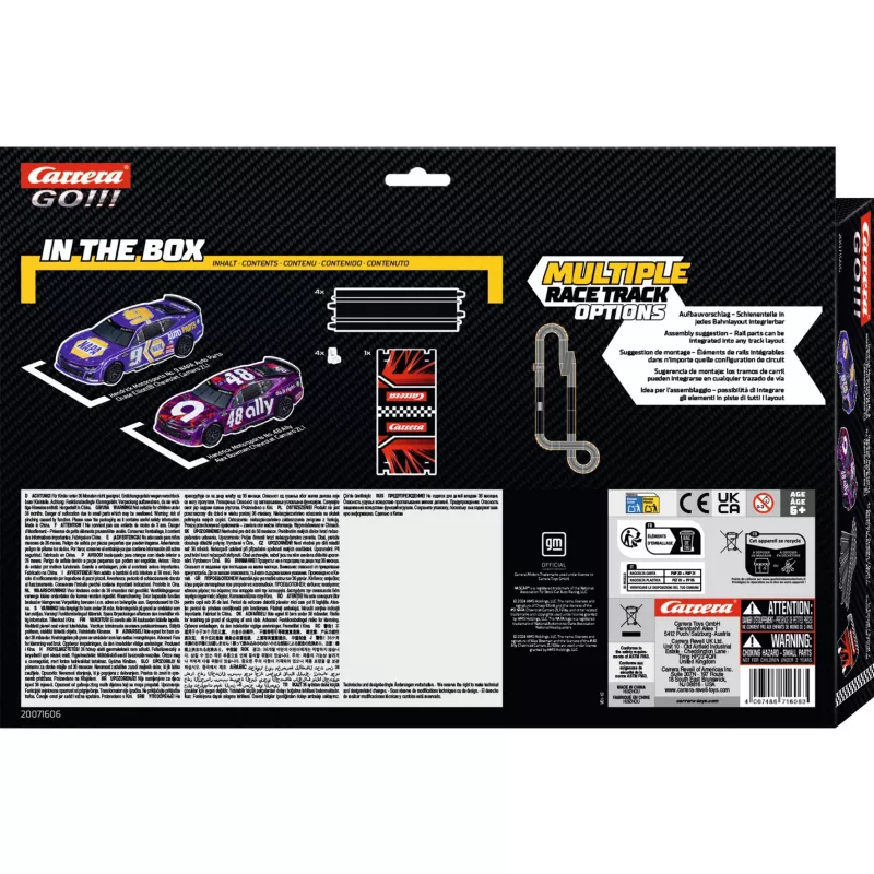 Pista de slot cars CARRERA GO!!! Nascar Racer - conjunto de expansão