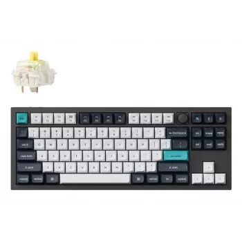 Teclado Wrl Q3 Max RGB/CARBON preto Q3M-M4 Keychron