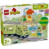 Conjunto de comboio de brincar LEGO DUPLO Aventuras interativas comboio 10427, 57 peças, 2 minifiguras, para crianças a partir dos 2 anos
