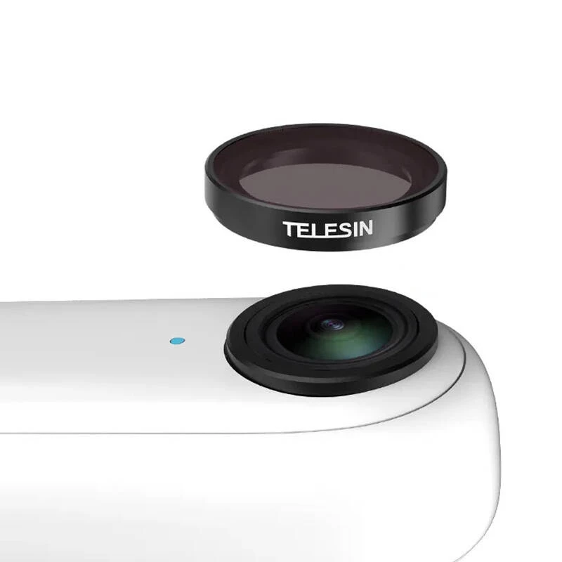 Conjunto de 4 filtros Telesin (CPL/ND8/ND16/ND32) para câmara Insta360 GO 2/3