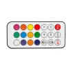 Akyga AK-CA-73 controlador de ventoinhas RGB com comando, 12 ligações (10 ventoinhas + 2 fitas LED), alimentação Molex