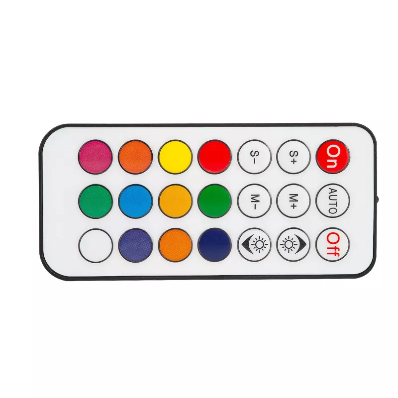 Akyga AK-CA-73 controlador de ventoinhas RGB com comando, 12 ligações (10 ventoinhas + 2 fitas LED), alimentação Molex