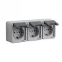Tomada Schuko GIRA 4789 30, 16 A, 250 V, caixa de plástico cinzenta