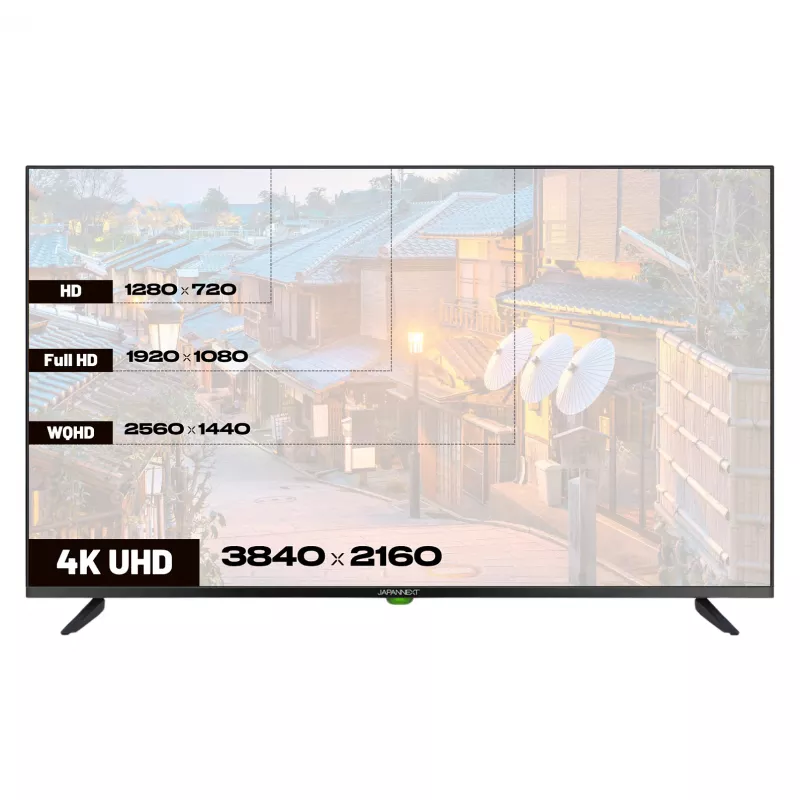 109,2cm/43 (3840x2160) JAPANNEXT JN-IPS430UHD60F 16:9 IPS 60Hz HDMI USB WLAN Altifalantes Preto