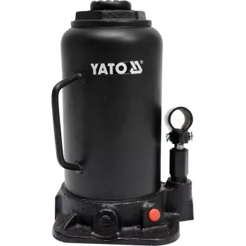 Macaco mecânico YATO YT-17007, capacidade 20.000 kg, curso 24,2–45,2 cm, êmbolo 150 mm, cabeça Ø45 mm, peso 10,5 kg