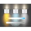 Beper P201UTP305 candeeiro LED recarregável de altura ajustável, de chão e para montagem na parede, 2,3 W, regulável, branco