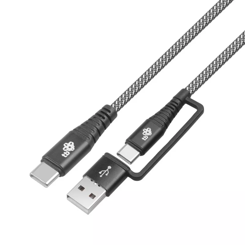 Cabo USB-A para C TB AKTBXKUCTOA120B 1,2 m, preto