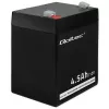 Qoltec 53033 bateria AGM 12 V 4,5 Ah, máx. 1,35 A, sem manutenção