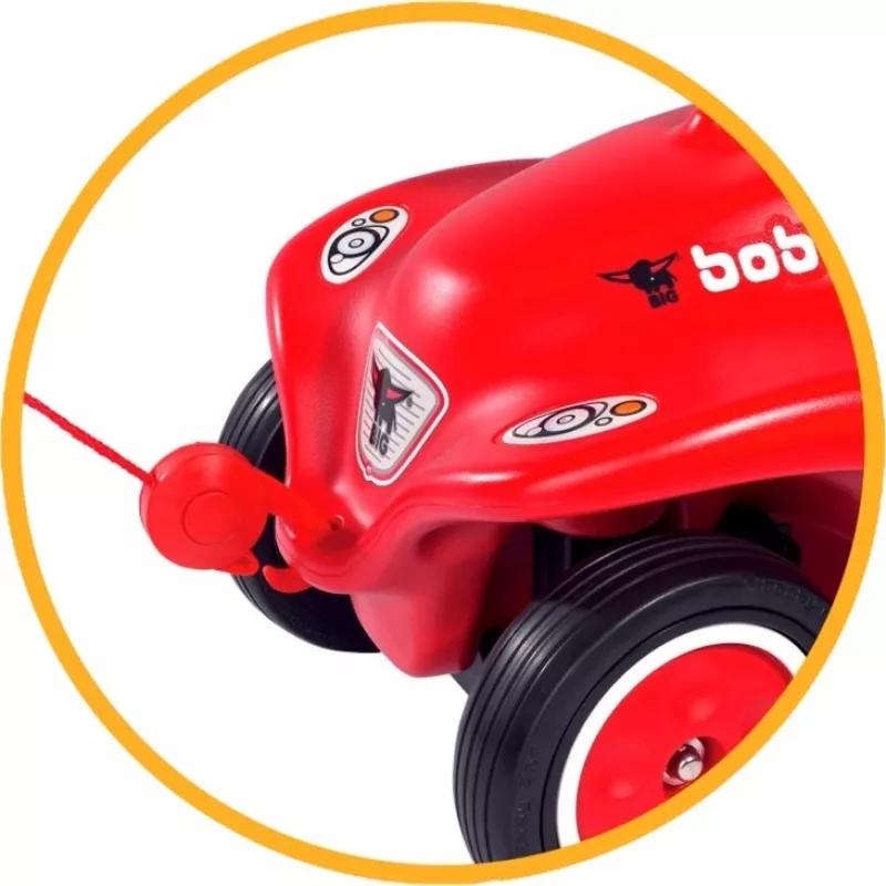 Corda BIG Bobby-Car vermelho amarelo 1–7 anos
