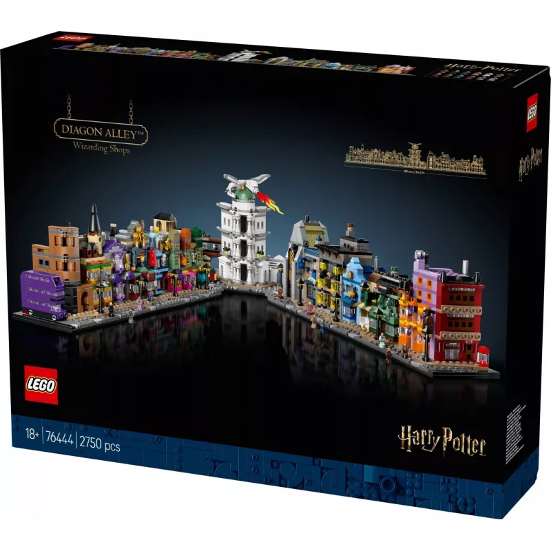 LEGO HARRY POTTER 76444 Lojas mágicas do Diagon Alley