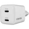Canyon CU35CC GaN 35 W 2xPD carregador de parede, branco