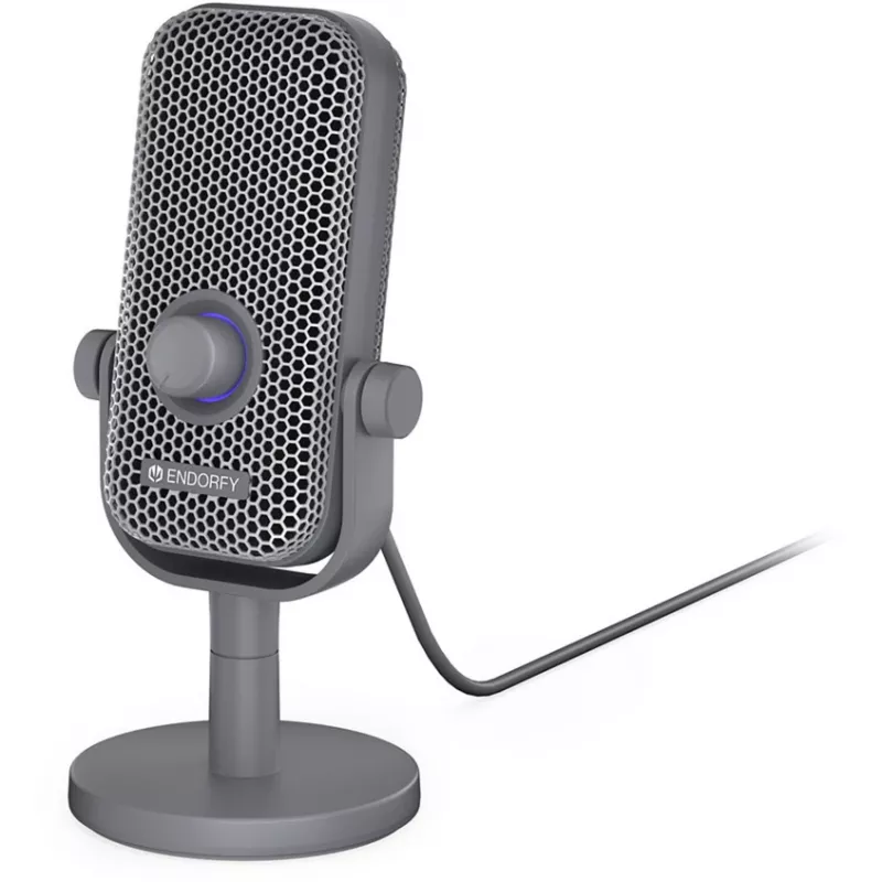 Microfone ENDORFY Solum Voice S Alt Gray EY1B024 com ligação USB