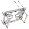 Caixa de bancada Mini Streacom BC1 Mini V2 prateado — estrutura compacta de open-frame