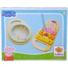 Conjunto musical de madeira Peppa Pig, brinquedo musical 2 peças